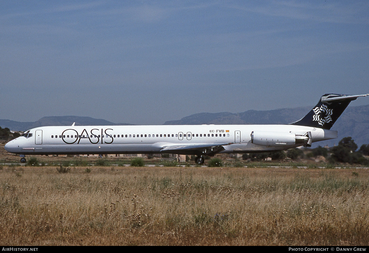 Aircraft Photo of EC-FVB | McDonnell Douglas MD-83 (DC-9-83) | Oasis International Airlines | AirHistory.net #178648