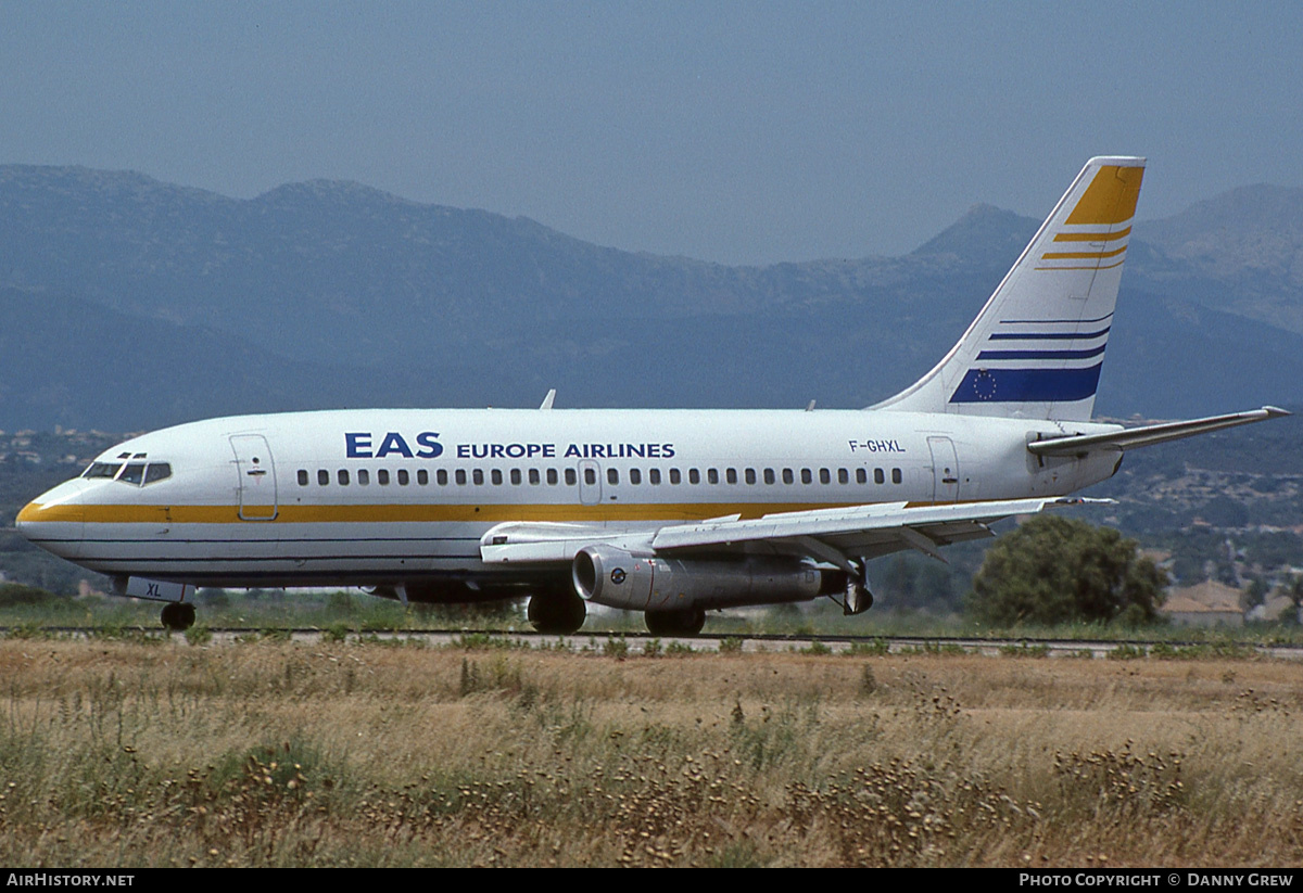 Aircraft Photo of F-GHXL | Boeing 737-2S3/Adv | EAS Europe Airlines | AirHistory.net #178663