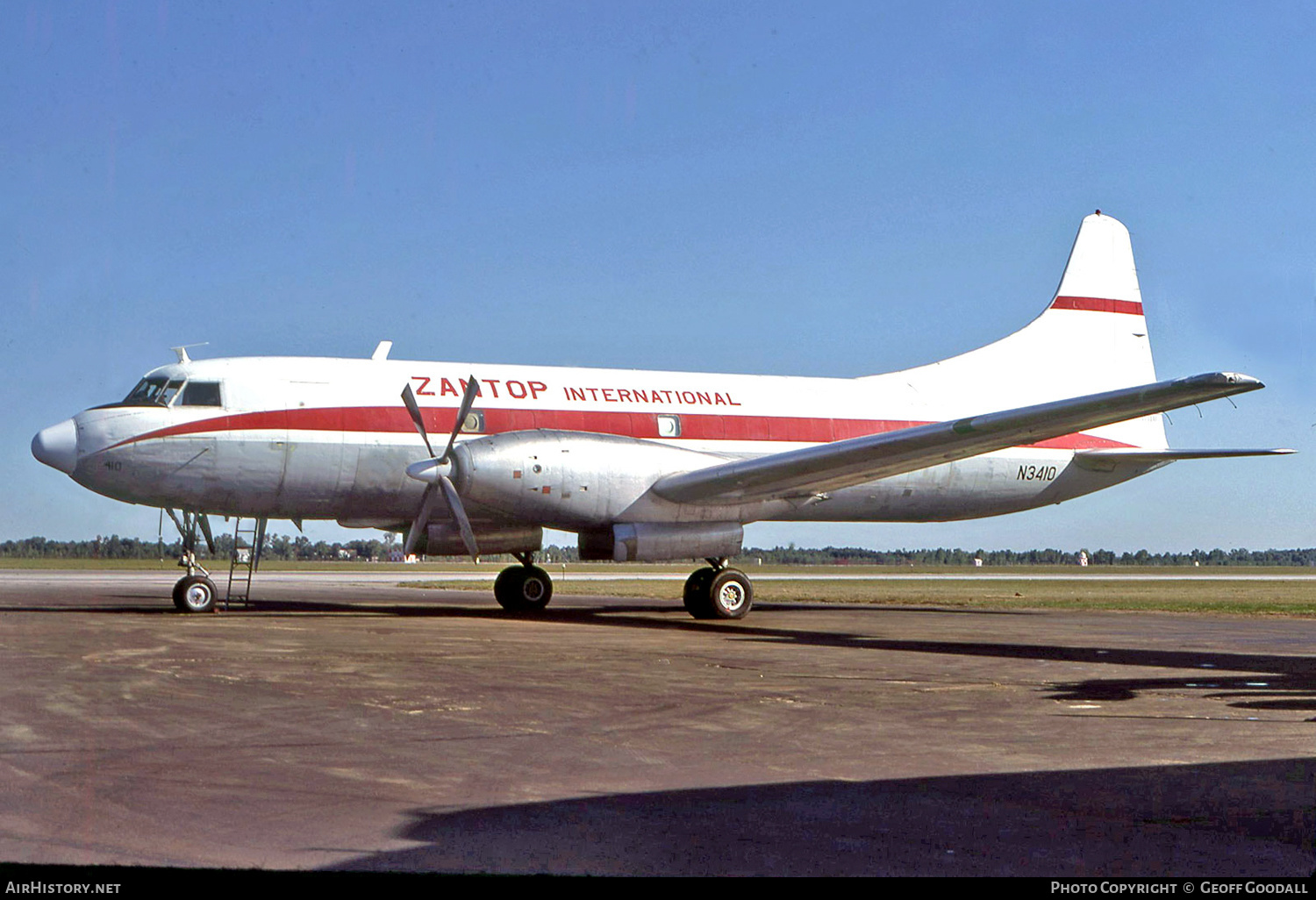Aircraft Photo of N3410 | Convair 640 | Zantop International Airlines | AirHistory.net #178682