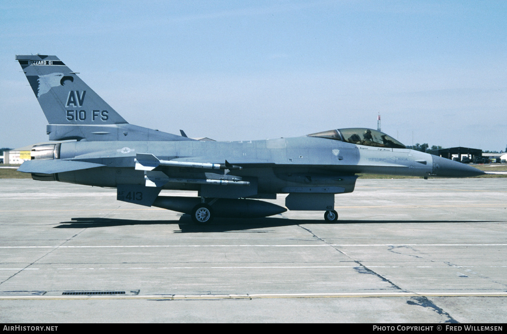 Aircraft Photo of 88-0413 / AF88-413 | General Dynamics F-16CG Night Falcon | USA - Air Force | AirHistory.net #178708