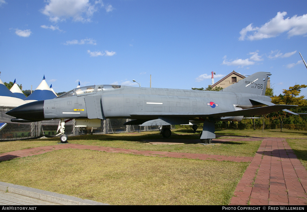 Aircraft Photo of 40-766 | McDonnell F-4C Phantom II | South Korea - Air Force | AirHistory.net #178717