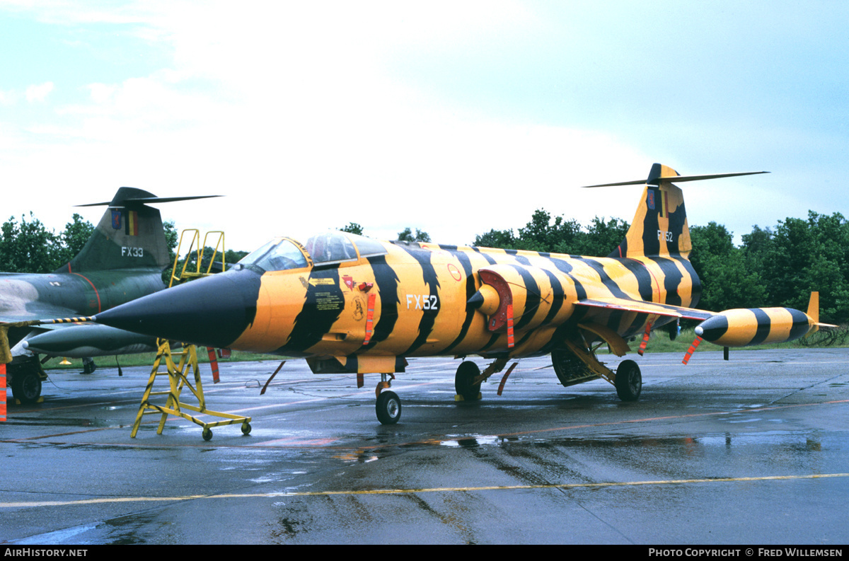 Aircraft Photo of FX52 | Lockheed F-104G Starfighter | Belgium - Air Force | AirHistory.net #178722