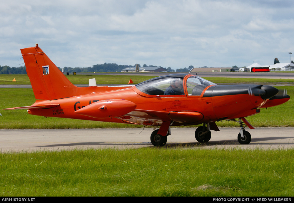 Aircraft Photo of G-ITAF / MM54532 | SIAI-Marchetti SF-260AM | Italy - Air Force | AirHistory.net #178723