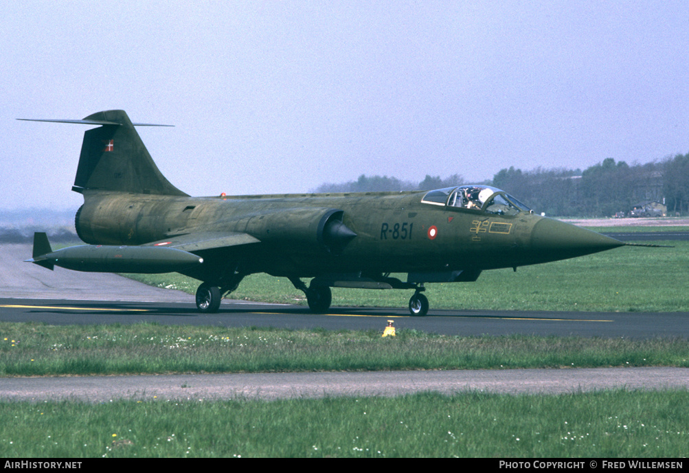 Aircraft Photo of R-851 | Canadair CF-104 Starfighter | Denmark - Air Force | AirHistory.net #178735