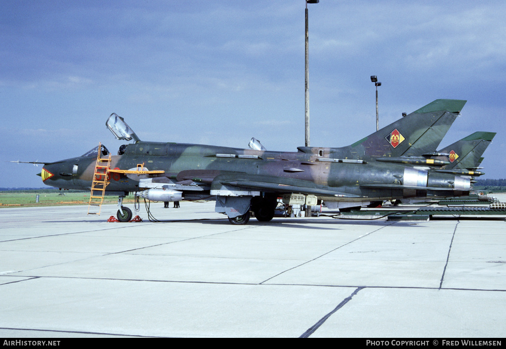 Aircraft Photo of 598 | Sukhoi Su-22M4 | East Germany - Air Force | AirHistory.net #178739