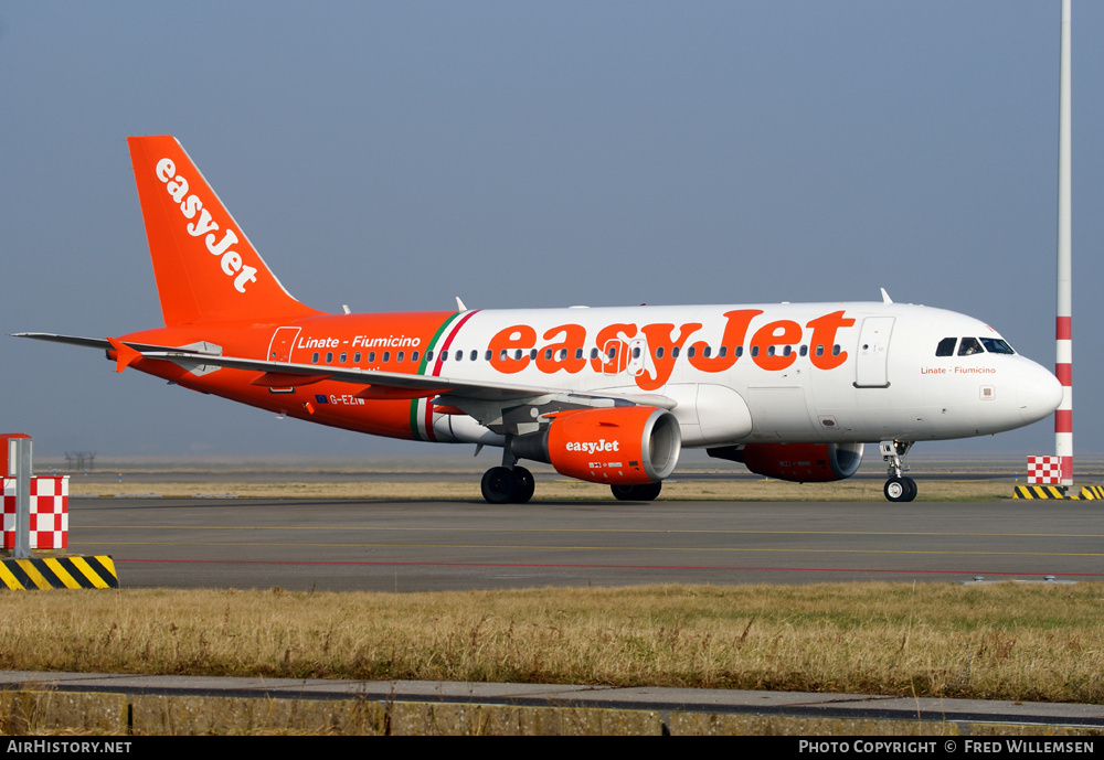 Aircraft Photo of G-EZIW | Airbus A319-111 | EasyJet | AirHistory.net #178776