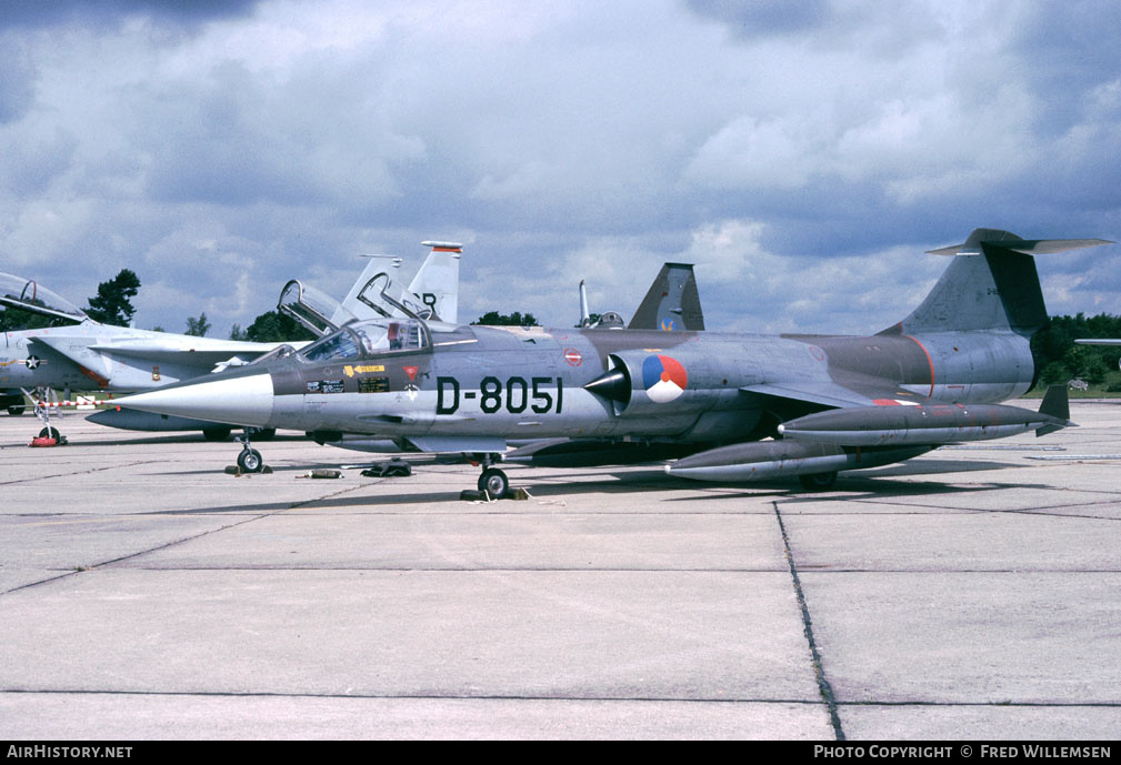 Aircraft Photo of D-8051 | Lockheed F-104G Starfighter | Netherlands - Air Force | AirHistory.net #178778