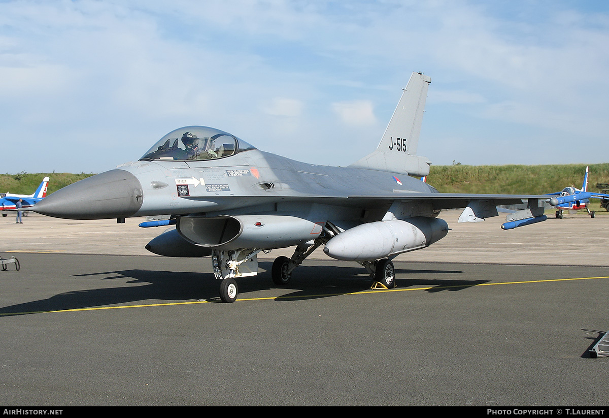 Aircraft Photo of J-515 | General Dynamics F-16AM Fighting Falcon | Netherlands - Air Force | AirHistory.net #178789