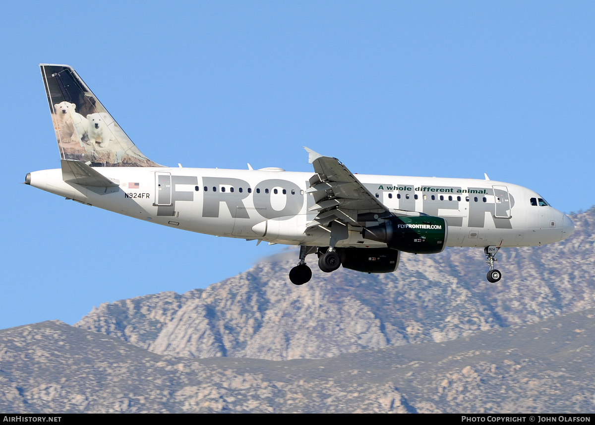 Aircraft Photo of N924FR | Airbus A319-111 | Frontier Airlines | AirHistory.net #178814
