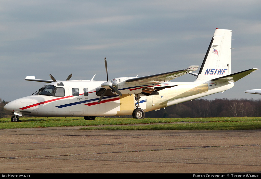 Aircraft Photo of N51WF | Gulfstream American 690C Jetprop 840 | AirHistory.net #178833