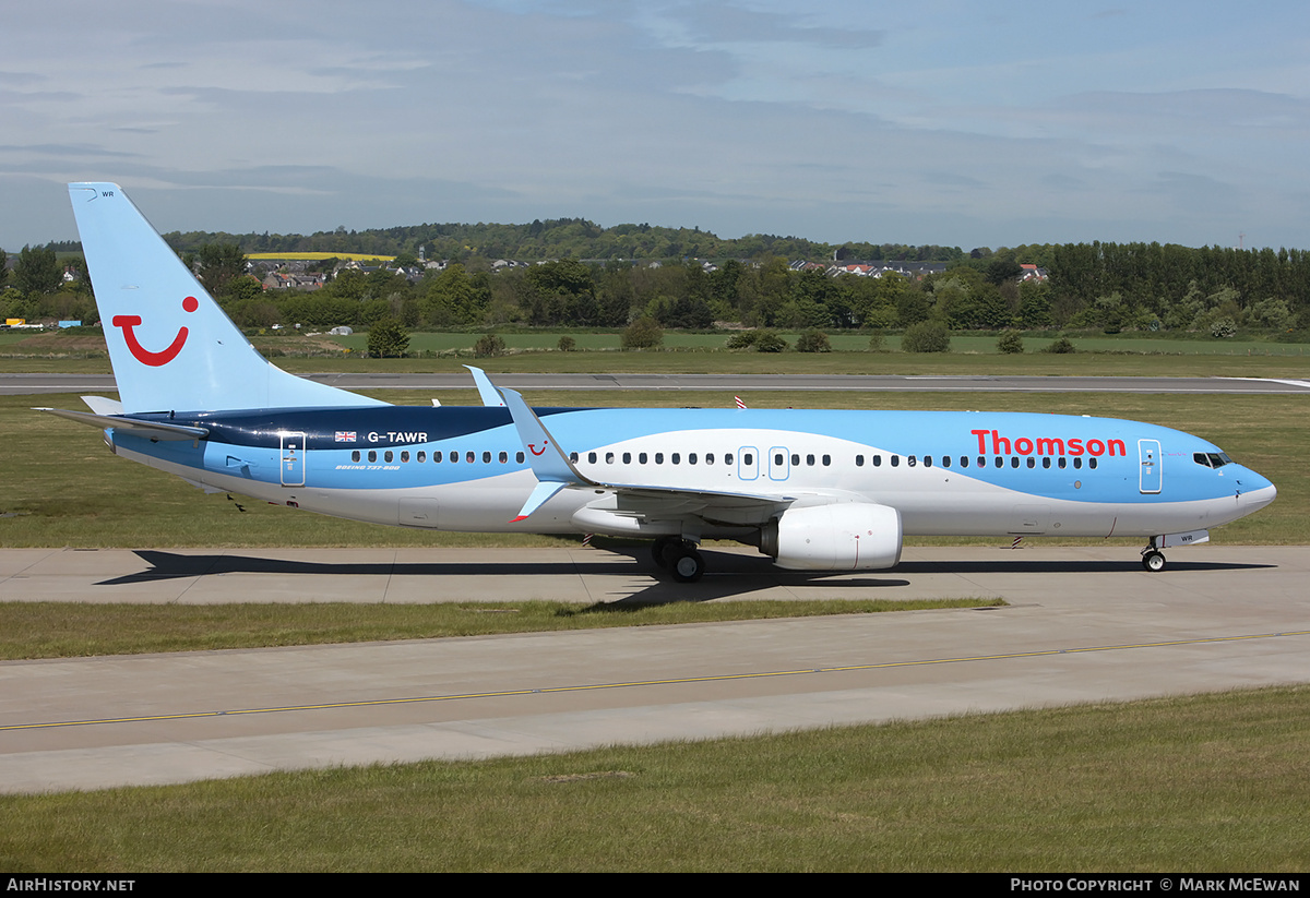 Aircraft Photo of G-TAWR | Boeing 737-8K5 | Thomson Airways | AirHistory.net #178837