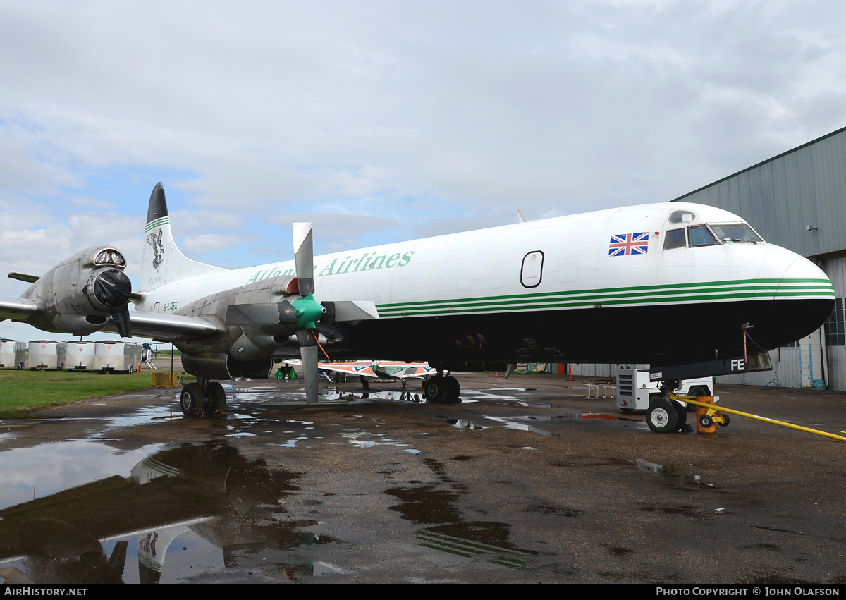Aircraft Photo of G-LOFE | Lockheed L-188C(F) Electra | Atlantic Airlines | AirHistory.net #178852