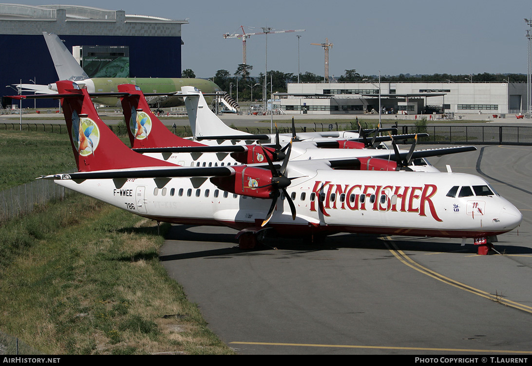 Aircraft Photo of F-WWEE | ATR ATR-72-500 (ATR-72-212A) | Kingfisher Airlines | AirHistory.net #178858