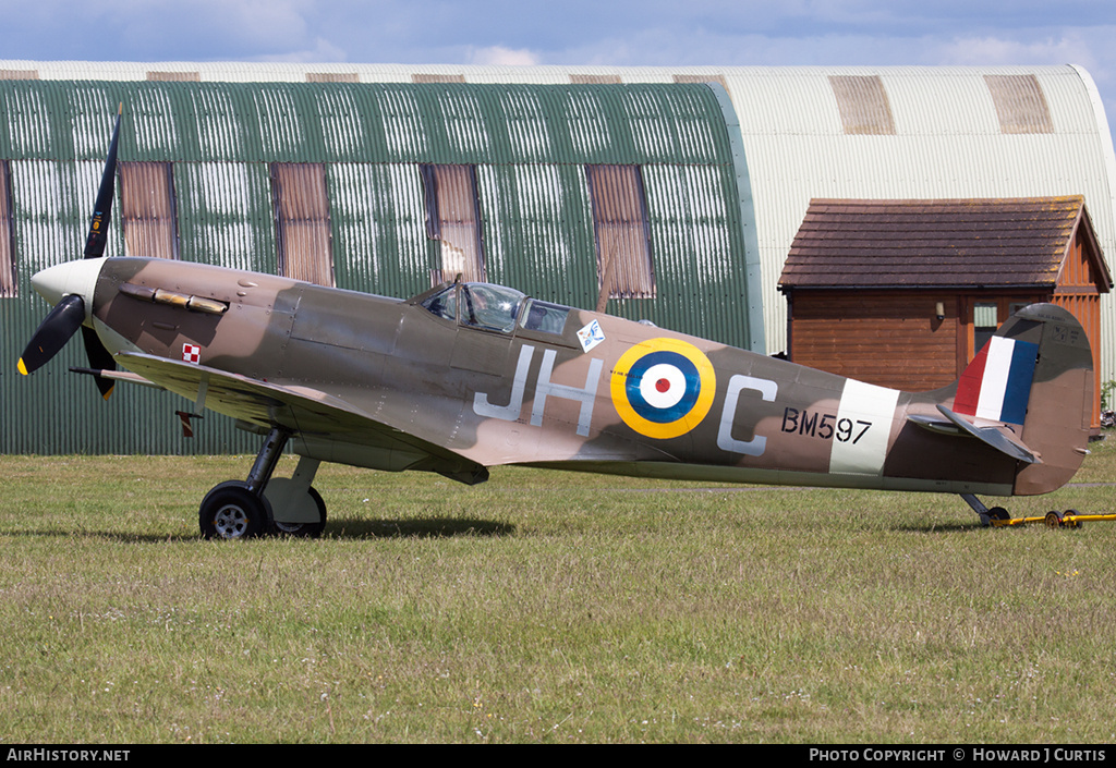 Aircraft Photo of G-MKVB / BM597 | Supermarine 349 Spitfire LF5B | UK - Air Force | AirHistory.net #178868