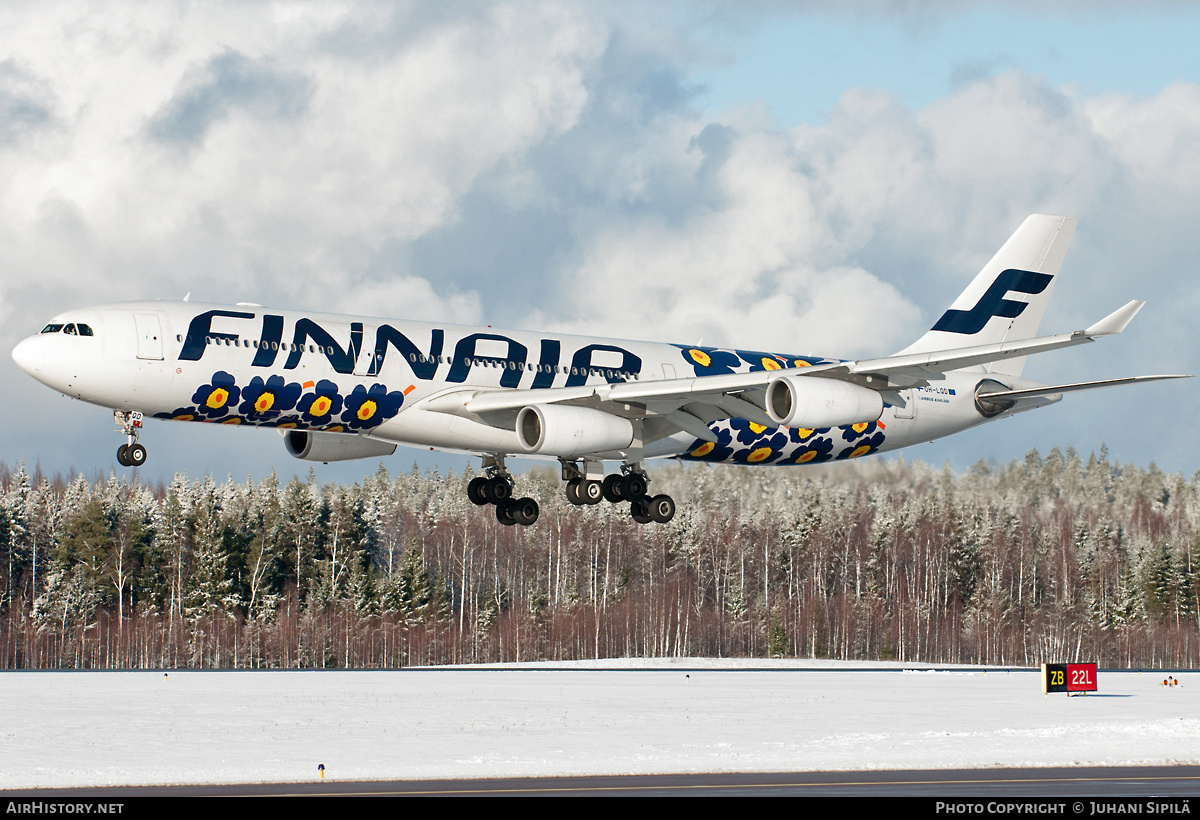 Aircraft Photo of OH-LQD | Airbus A340-313 | Finnair | AirHistory.net #178879