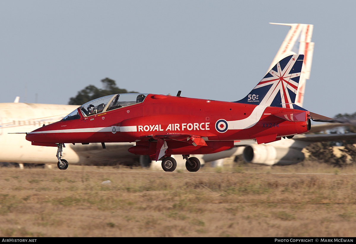 Aircraft Photo of XX244 | British Aerospace Hawk T1 | UK - Air Force | AirHistory.net #178882