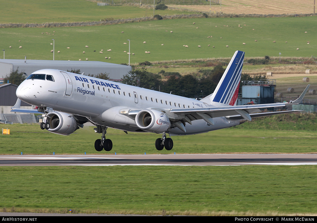 Aircraft Photo of F-HBLE | Embraer 190LR (ERJ-190-100LR) | Air France | AirHistory.net #178897