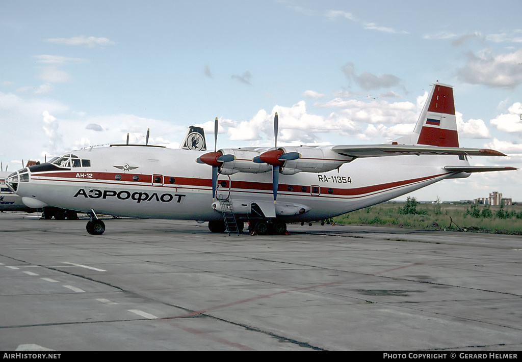 Aircraft Photo of RA-11354 | Antonov An-12B | Aeroflot | AirHistory.net #178916