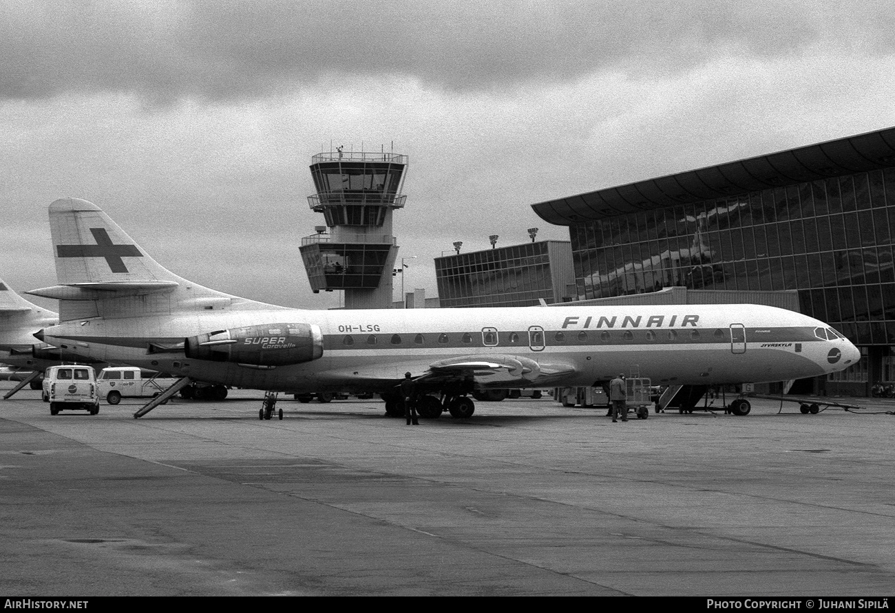 Aircraft Photo of OH-LSG | Sud SE-210 Caravelle 10B3 Super B | Finnair | AirHistory.net #178925