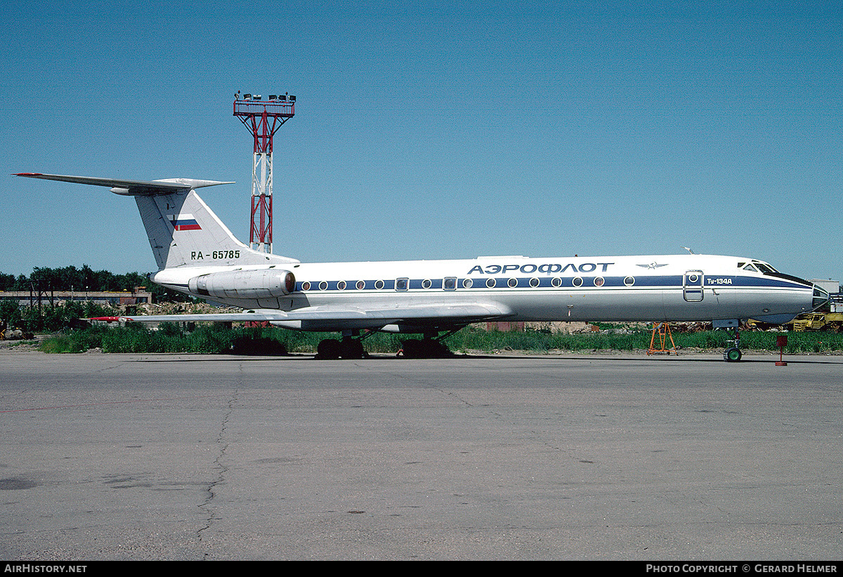 Aircraft Photo of RA-65785 | Tupolev Tu-134A | Aeroflot | AirHistory.net #178949