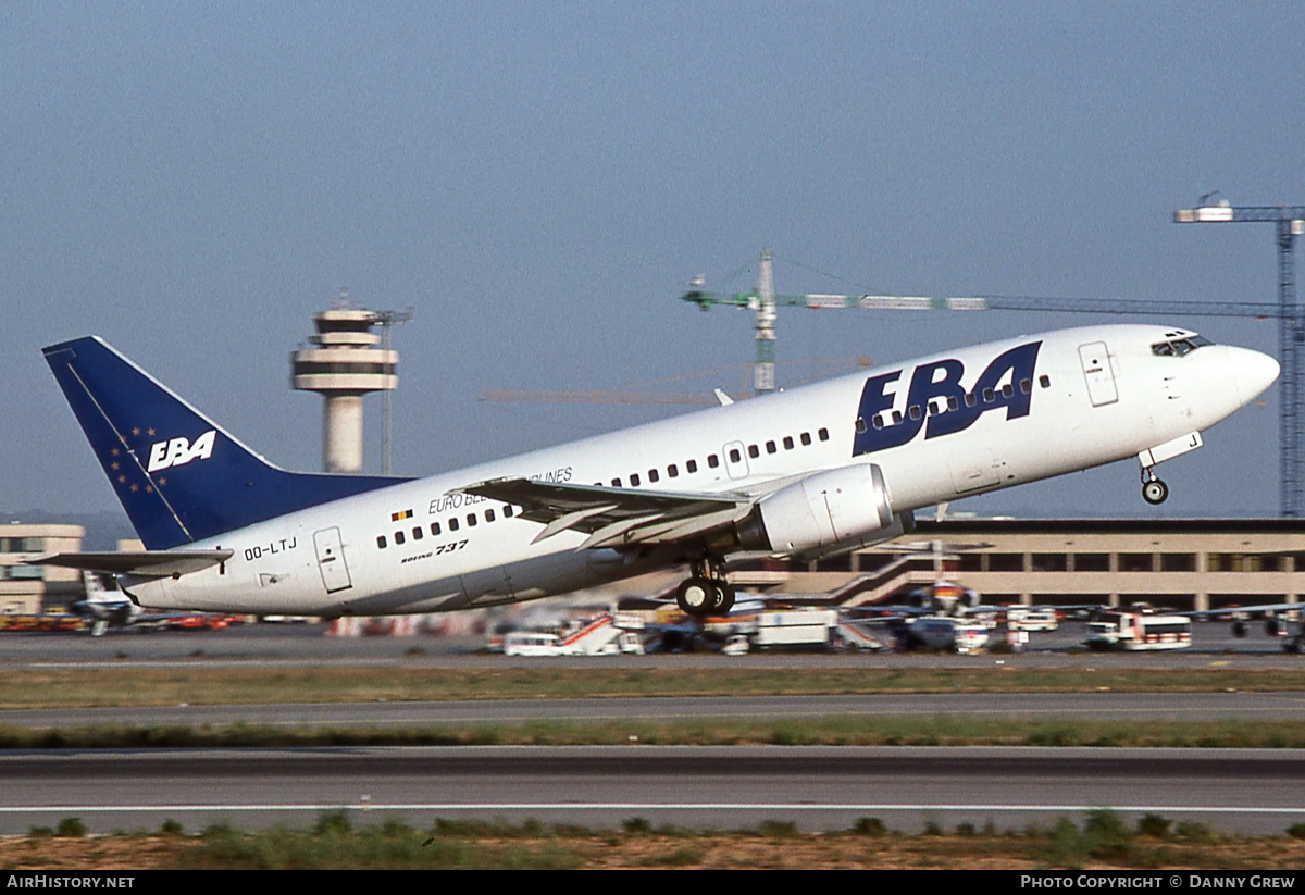 Aircraft Photo of OO-LTJ | Boeing 737-3M8 | EBA - Eurobelgian Airlines | AirHistory.net #178968