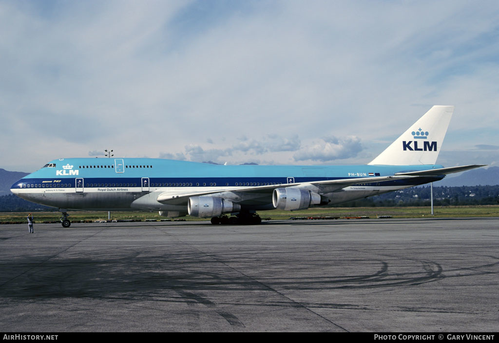 Aircraft Photo of PH-BUN | Boeing 747-206BM(SUD) | KLM - Royal Dutch Airlines | AirHistory.net #178969