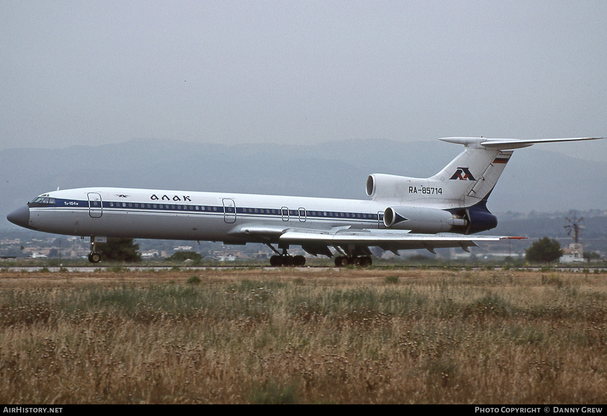 Aircraft Photo of RA-85714 | Tupolev Tu-154M | ALAK - Aktsionernaya Lizingovaya Aviakompania | AirHistory.net #178970