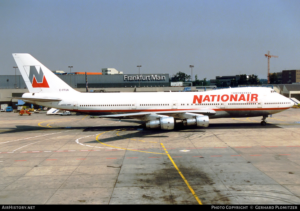 Aircraft Photo of C-FFUN | Boeing 747-1D1 | Nationair | AirHistory.net #178983