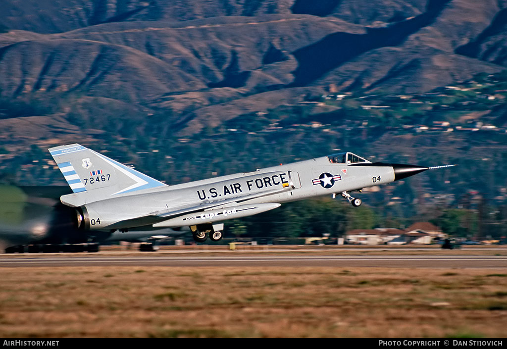 Aircraft Photo of 57-2467 / 72467 | Convair F-106A Delta Dart | USA - Air Force | AirHistory.net #179022