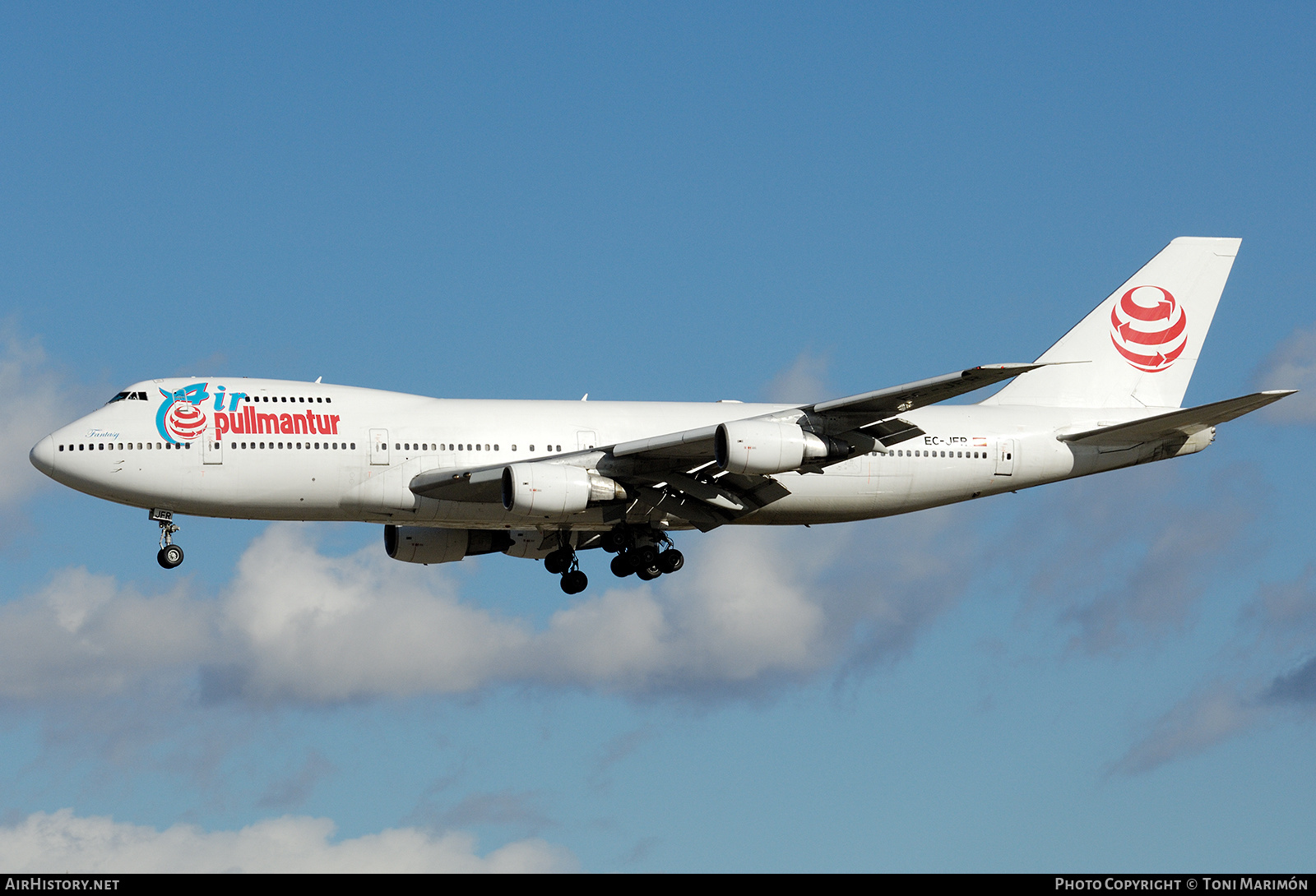 Aircraft Photo of EC-JFR | Boeing 747-228BM | Air Pullmantur | AirHistory.net #179044