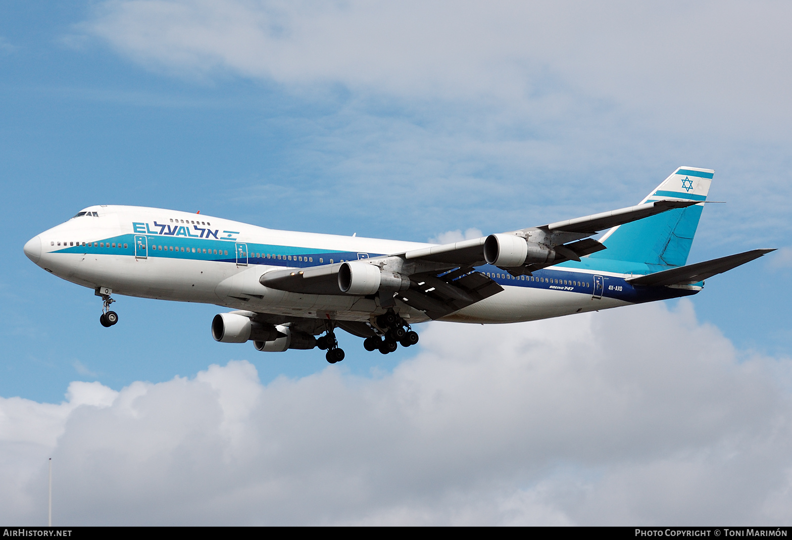 Aircraft Photo of 4X-AXQ | Boeing 747-238B | El Al Israel Airlines | AirHistory.net #179047