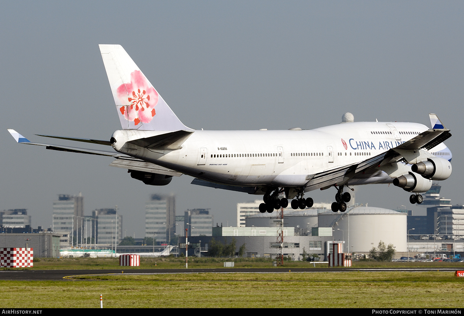 Aircraft Photo of B-18206 | Boeing 747-409 | China Airlines | AirHistory.net #179053