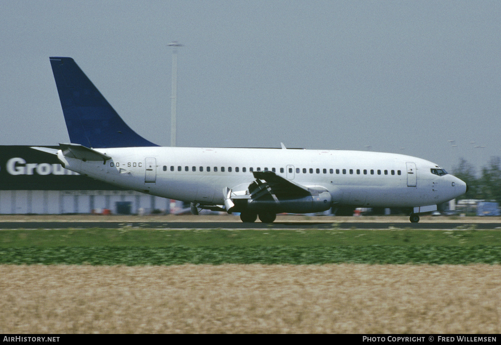 Aircraft Photo of OO-SDC | Boeing 737-229/Adv | AirHistory.net #179078