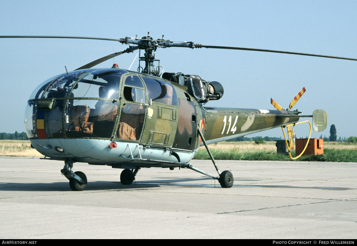 Aircraft Photo of 114 | IAR IAR-316B Alouette III | Romania - Air Force | AirHistory.net #179085
