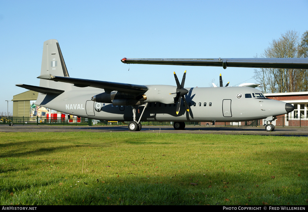 Aircraft Photo of AE568 | Fokker 50 | Peru - Navy | AirHistory.net #179141