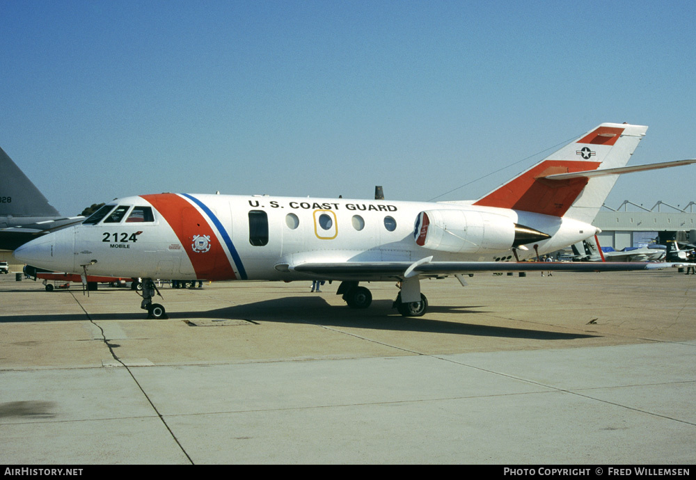 Aircraft Photo of 2124 | Dassault HU-25A Guardian (20G) | USA - Coast Guard | AirHistory.net #179145