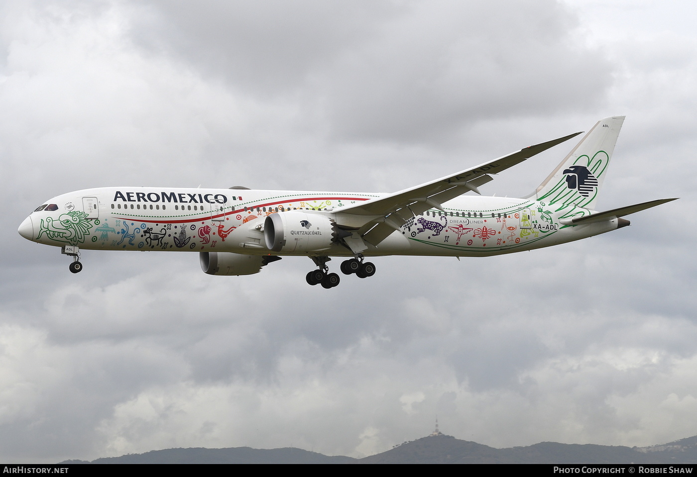 Aircraft Photo of XA-ADL | Boeing 787-9 Dreamliner | AeroMéxico | AirHistory.net #179150