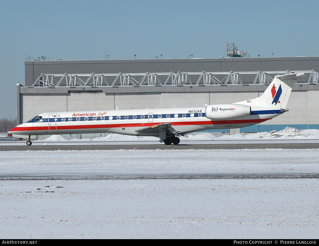 Aircraft Photo of N612AE | Embraer ERJ-145LR (EMB-145LR) | American Eagle | AirHistory.net #179176