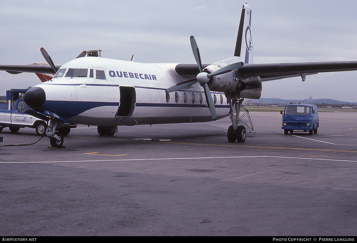 Aircraft Photo of C-FQBL | Fairchild F-27 | Quebecair | AirHistory.net #179210