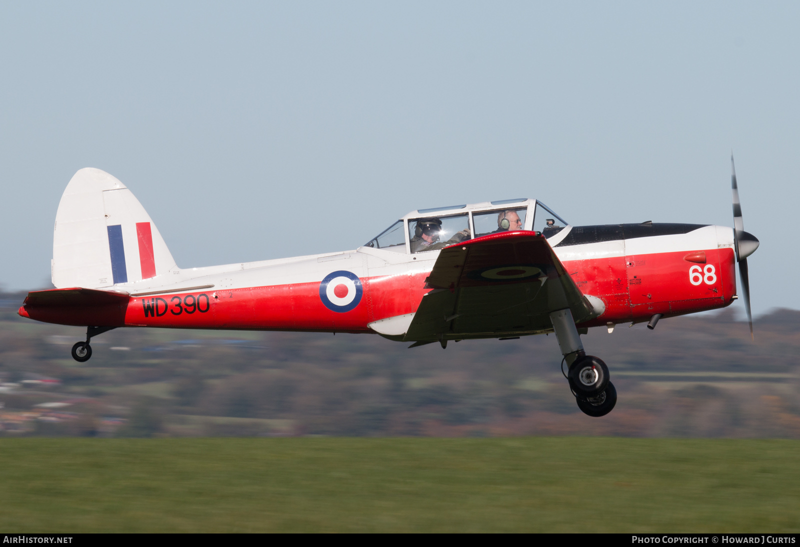 Aircraft Photo of G-BWNK / WD390 | De Havilland DHC-1 Chipmunk Mk22 | UK - Air Force | AirHistory.net #179218