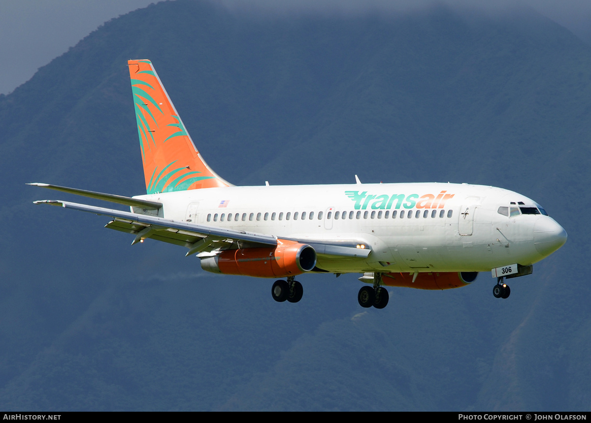 Aircraft Photo of N306AL | Boeing 737-2T4C/Adv | Transair | AirHistory.net #179240