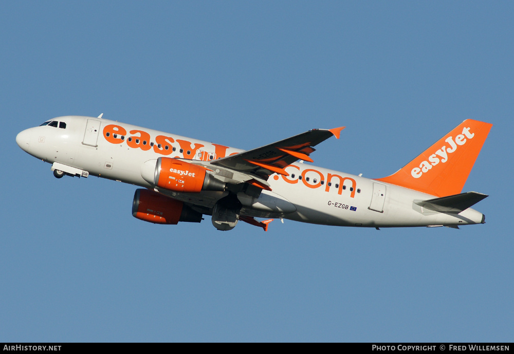 Aircraft Photo of G-EZGB | Airbus A319-111 | EasyJet | AirHistory.net #179264