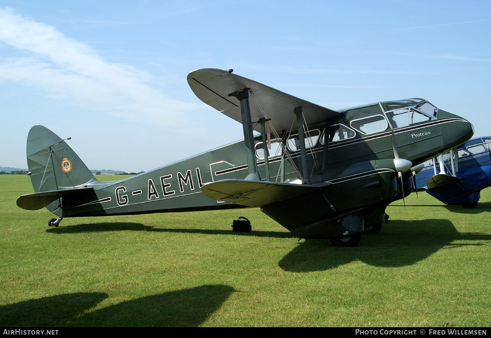 Aircraft Photo of G-AEML | De Havilland D.H. 89A Dragon Rapide | AirHistory.net #179285