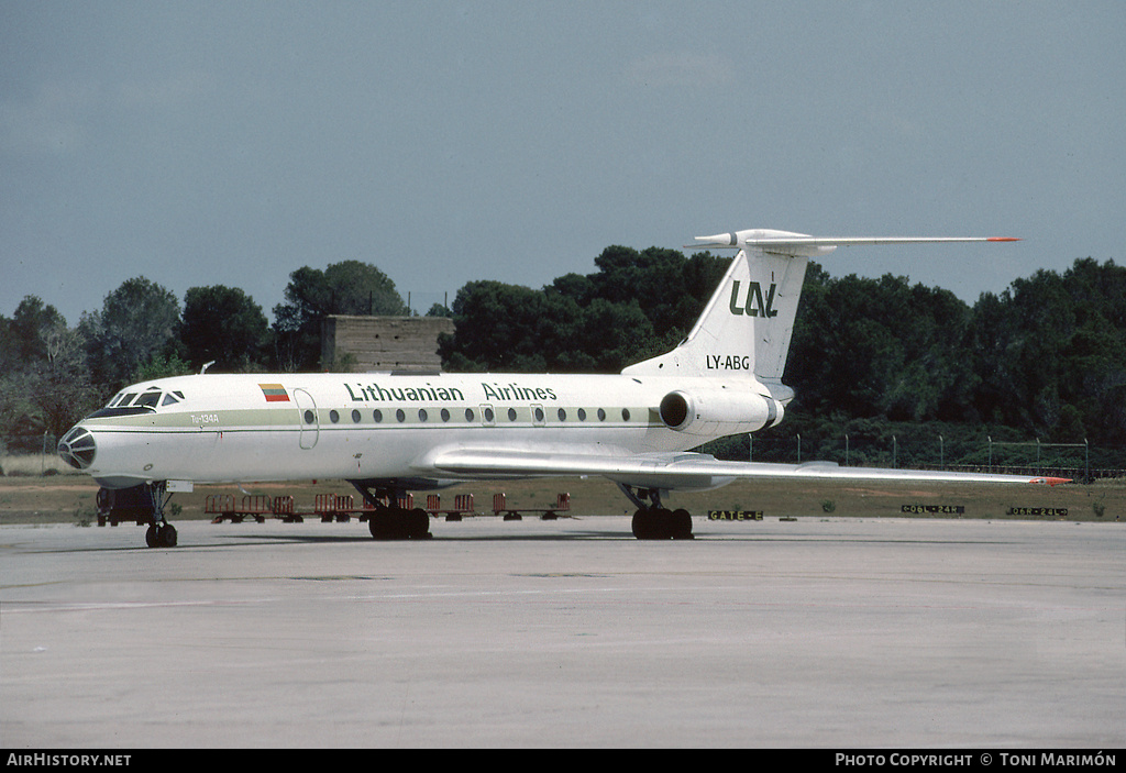 Aircraft Photo of LY-ABG | Tupolev Tu-134A-3 | Lithuanian Airlines | AirHistory.net #179313