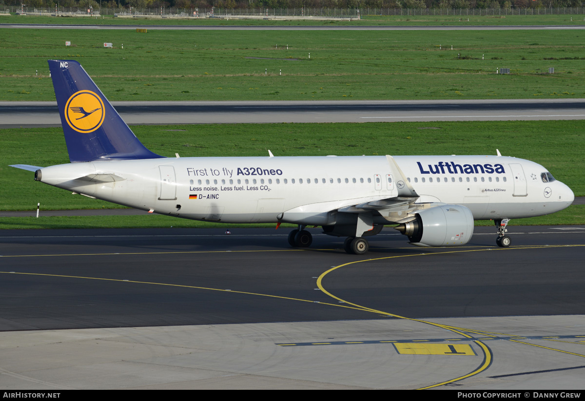 Aircraft Photo of D-AINC | Airbus A320-271N | Lufthansa | AirHistory.net #179322