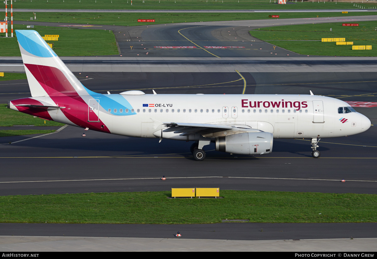 Aircraft Photo of OE-LYU | Airbus A319-132 | Eurowings | AirHistory.net #179323