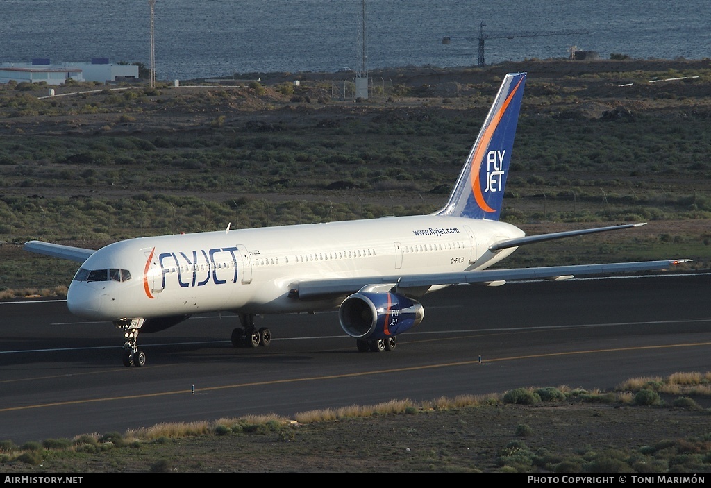 Aircraft Photo of G-FJEB | Boeing 757-23A | Flyjet | AirHistory.net #179344