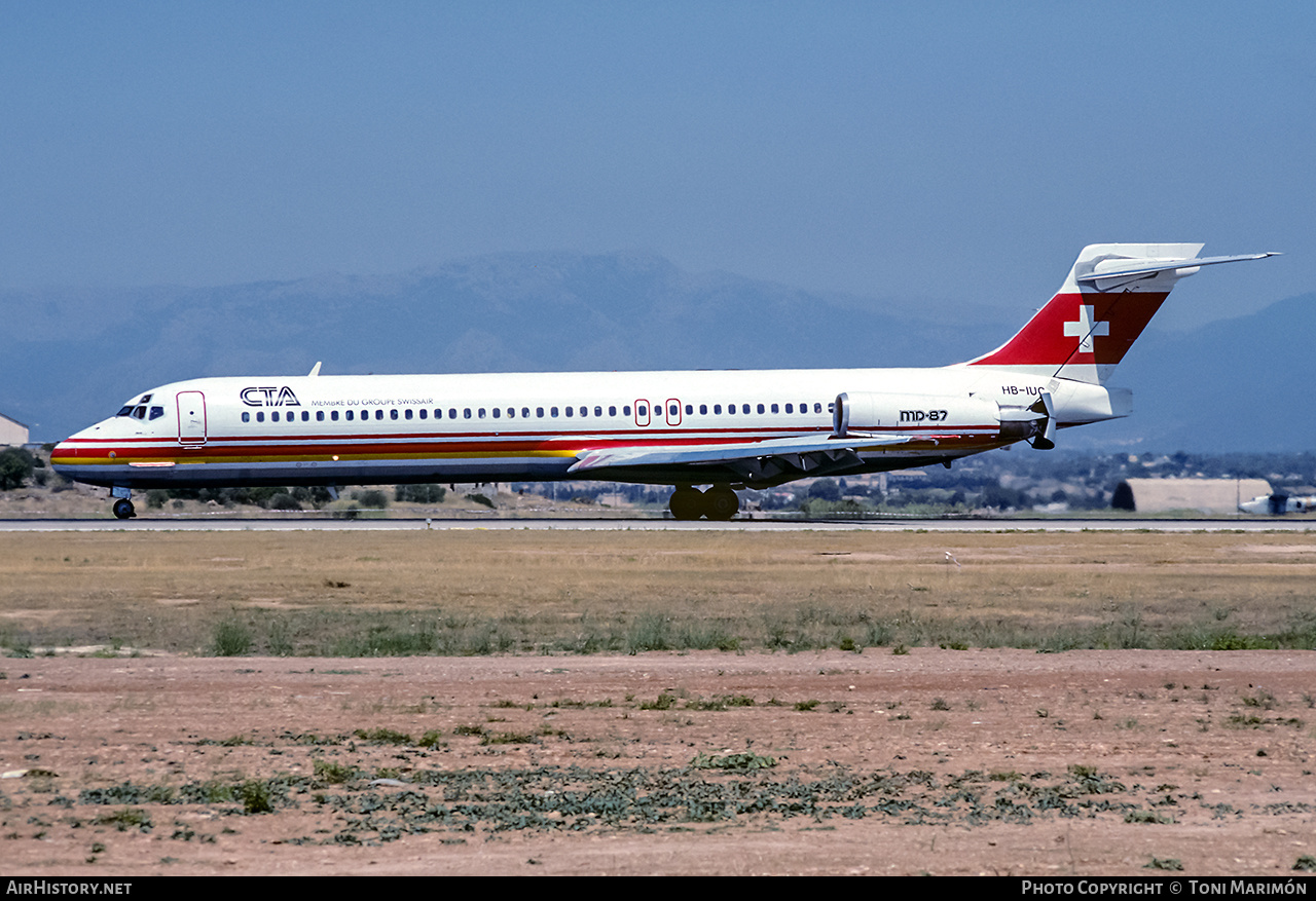 Aircraft Photo of HB-IUC | McDonnell Douglas MD-87 (DC-9-87) | CTA - Compagnie de Transport Aérien | AirHistory.net #179382