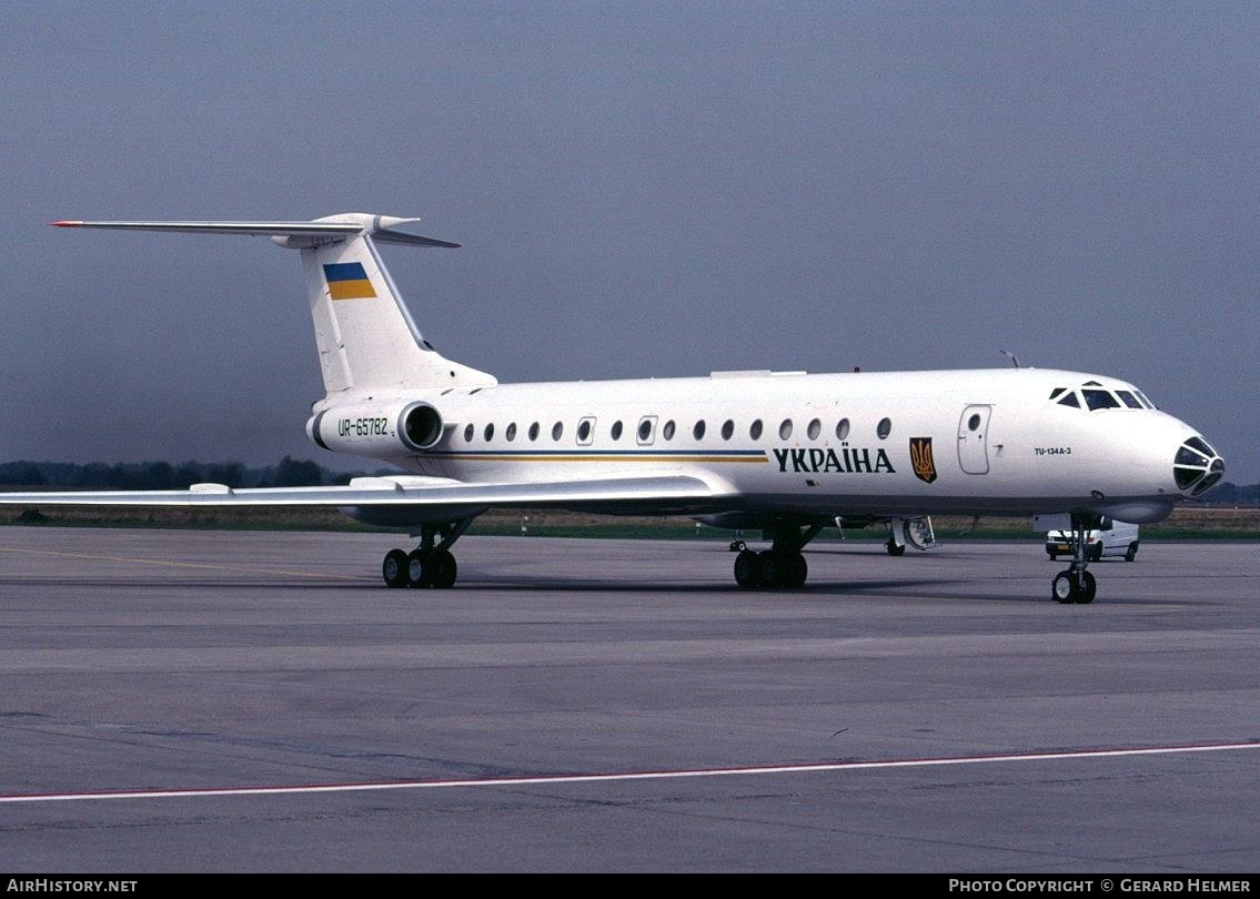 Aircraft Photo of UR-65782 | Tupolev Tu-134A-3 | Ukraine Government | AirHistory.net #179395