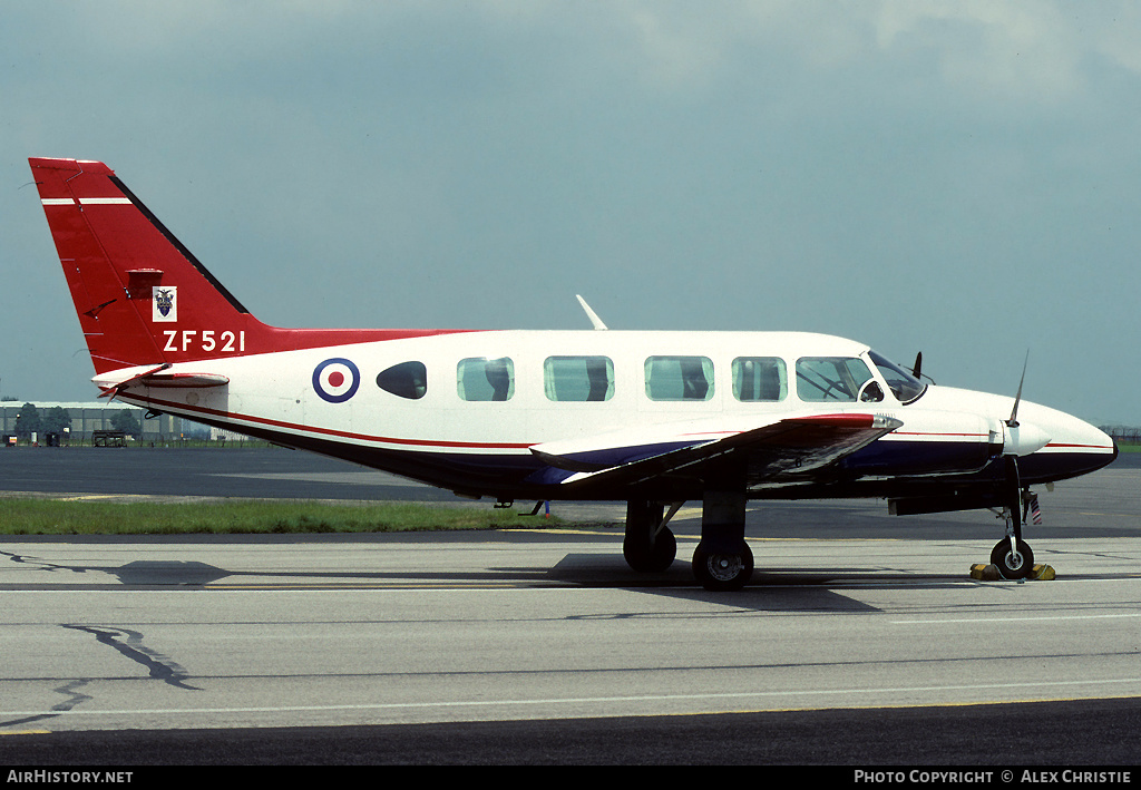 Aircraft Photo of ZF521 | Piper PA-31-350 Navajo Chieftain | UK - Air Force | AirHistory.net #179398